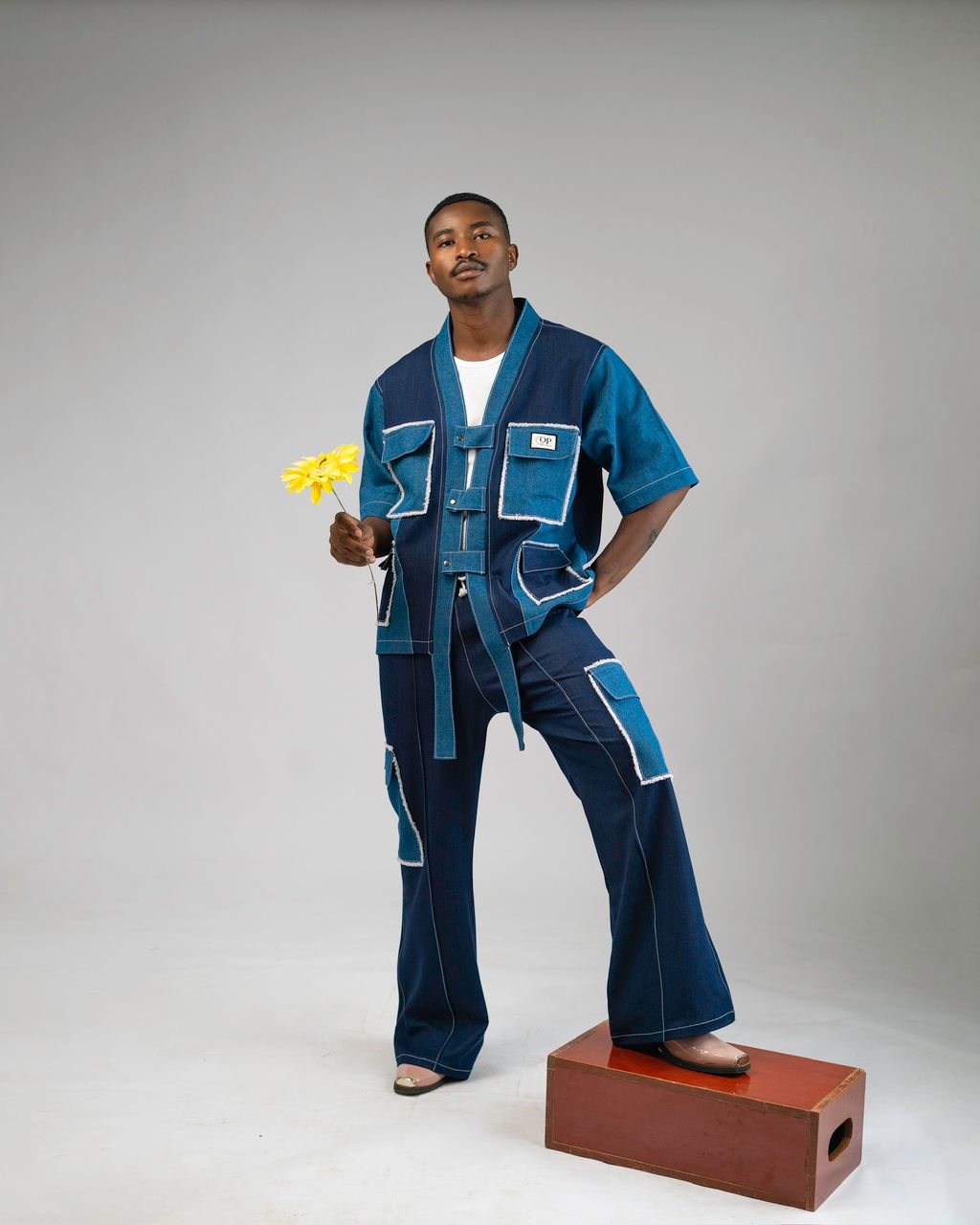 Cop Denim Pant Set