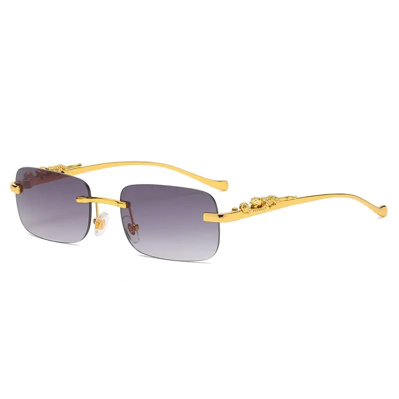 Rimless sunglasses