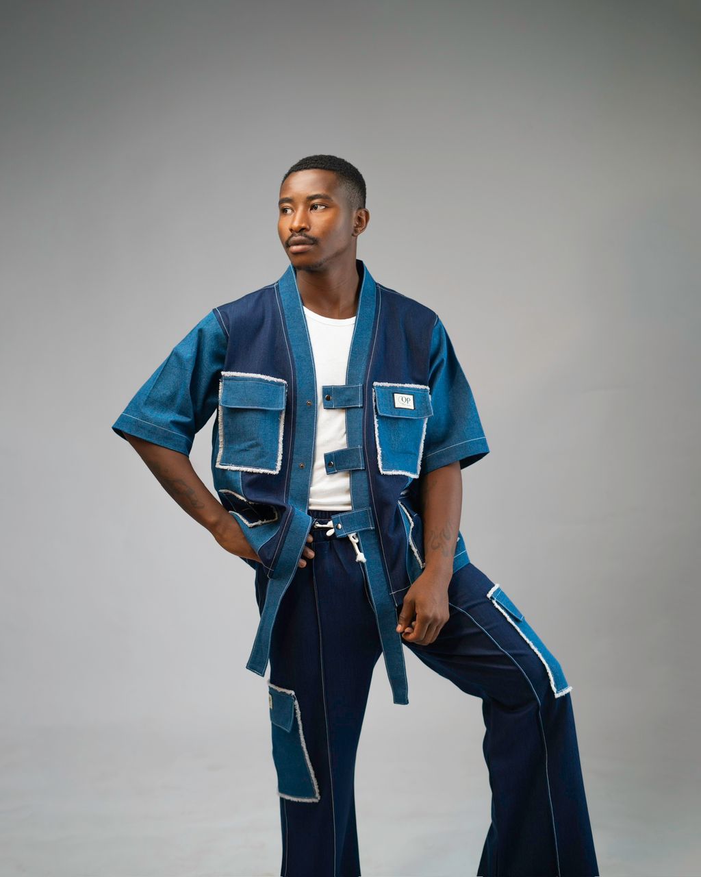 Cop Denim Pant Set