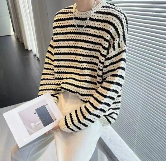 Stripe Knit T Shirts
