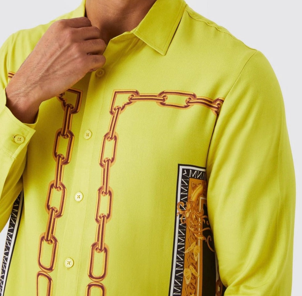 Long Sleeve Baroque Shirt