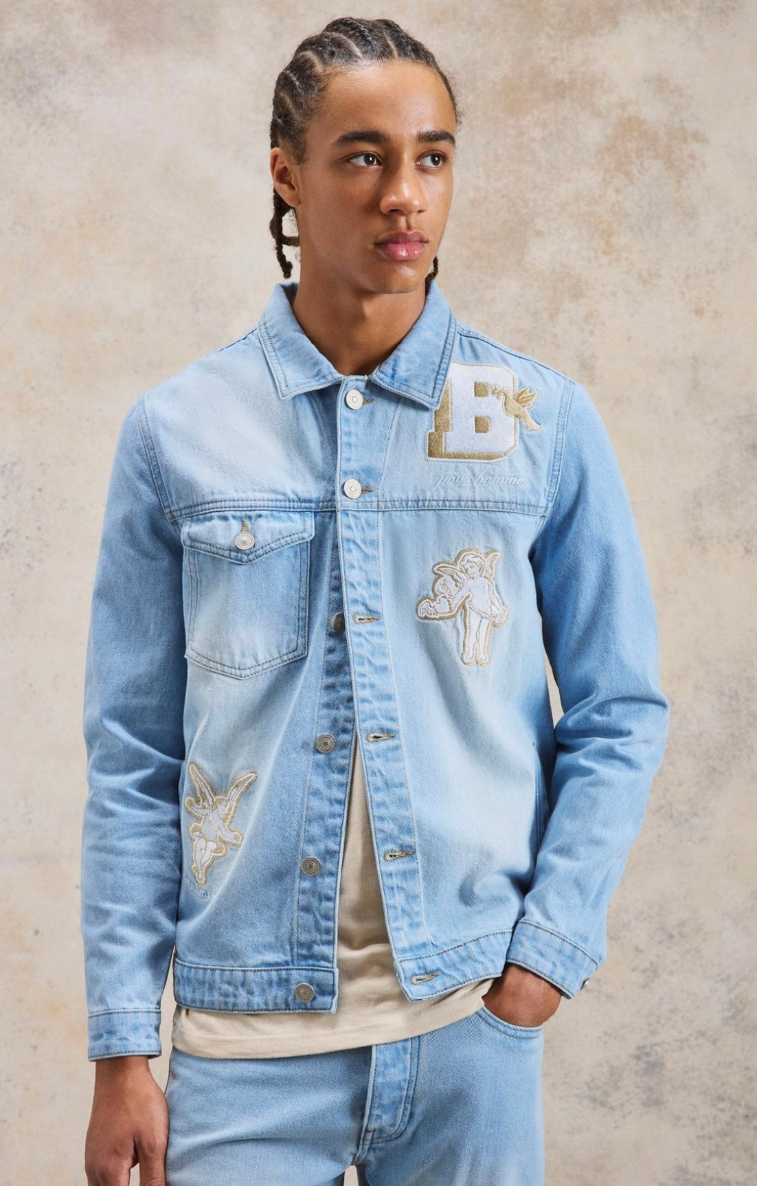 Embroidered Denim Jacket