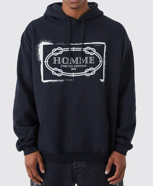 Oversized Homme Graphic Hoodies