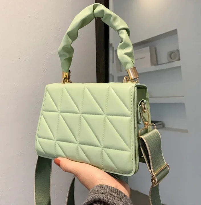 Top-handle shoulder bag